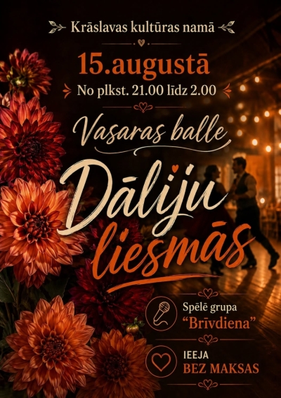 Vasaras balle Krāslavas kultūras namā