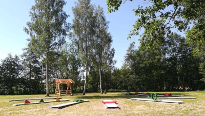 Mini golfs kempingā "Siveri"