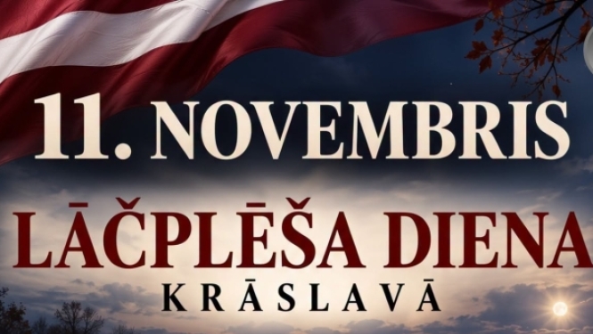 Lāčplēša dienas programma Krāslavā 11.11.2026.