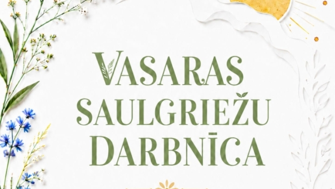 Saulgriežu meistarklase Šķaunē