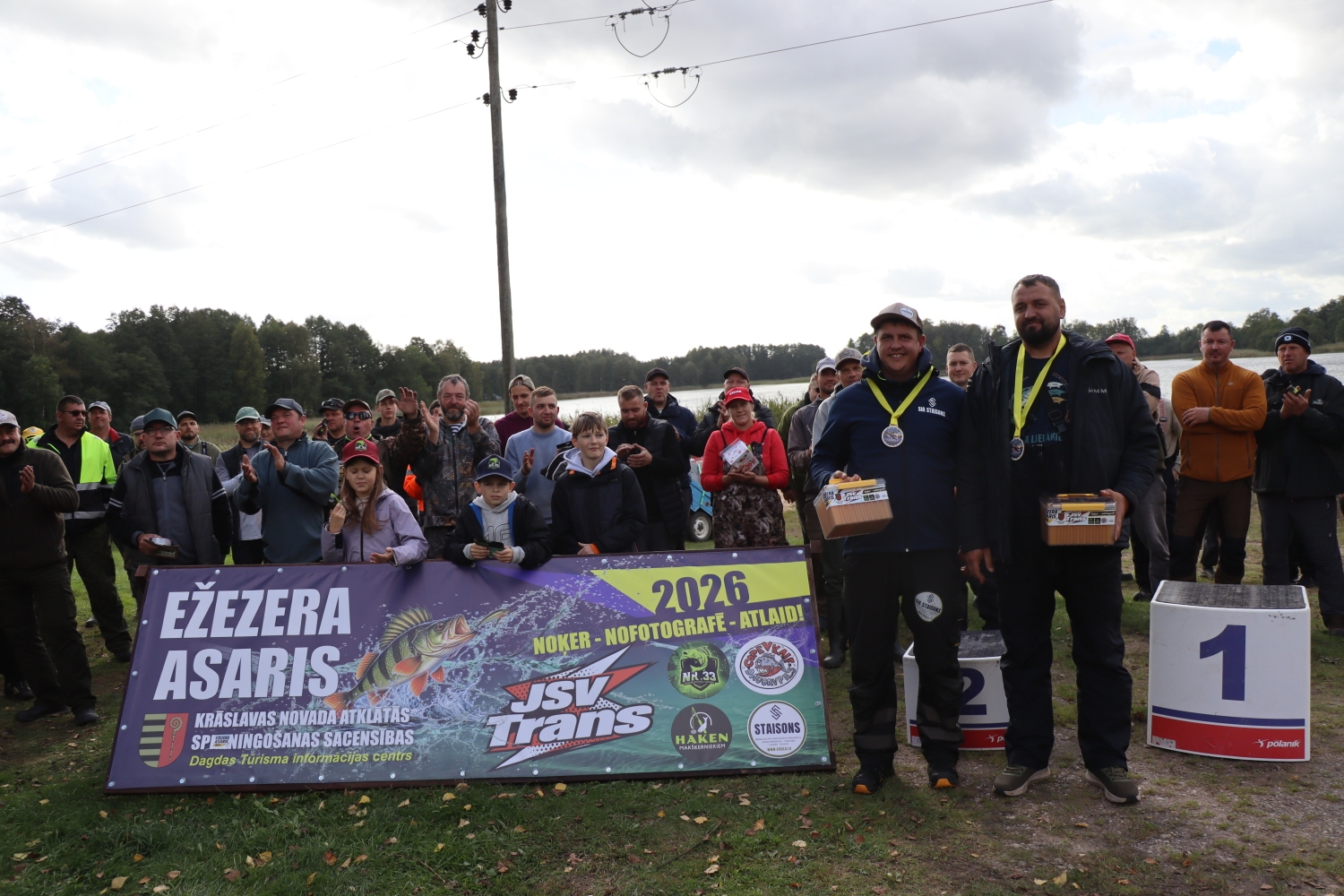 spiningošanas sacensības „Ežezera asaris 2026”
