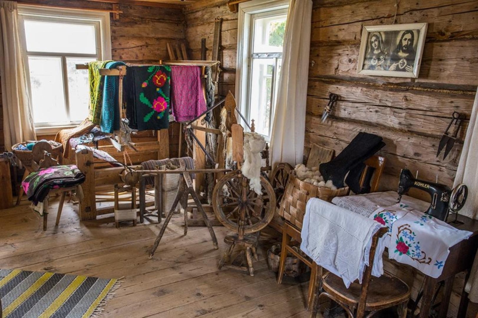 Tradicionāls lauku sētas interjers