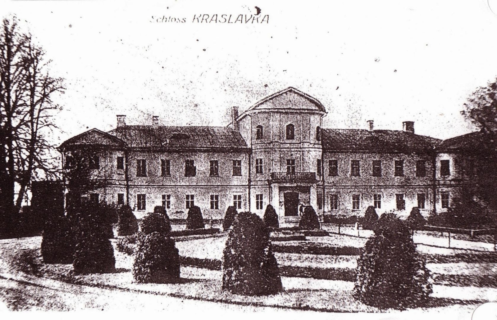 Vēsturiska Grāfu Plāteru pils fotogrāfija
