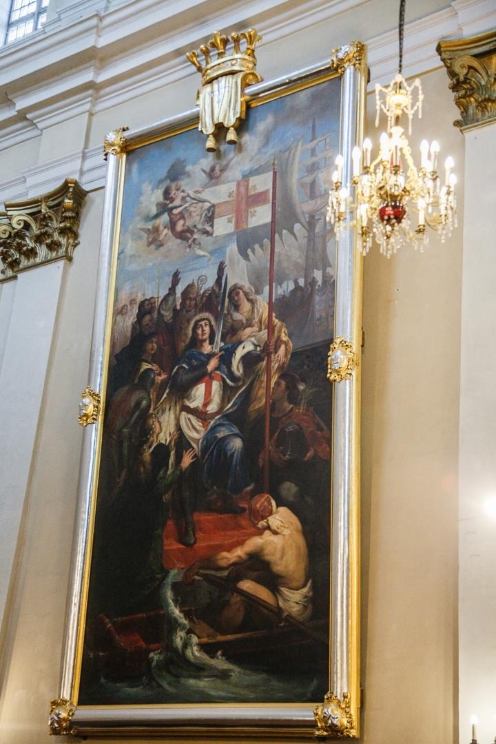 Glezna Krāslavas Sv. Ludviga baznīcā