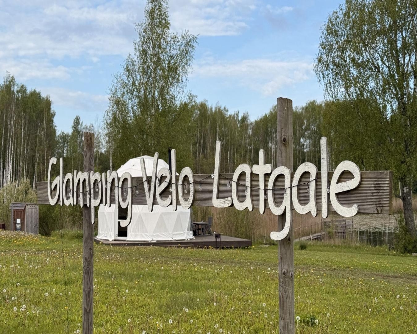Glampinga "Velo Latgale" izkārtne