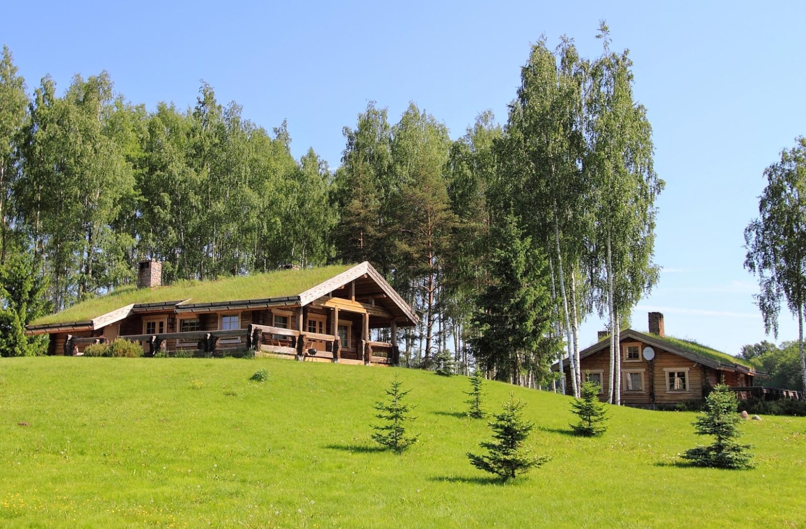 Brīvdienu māja pagalmā