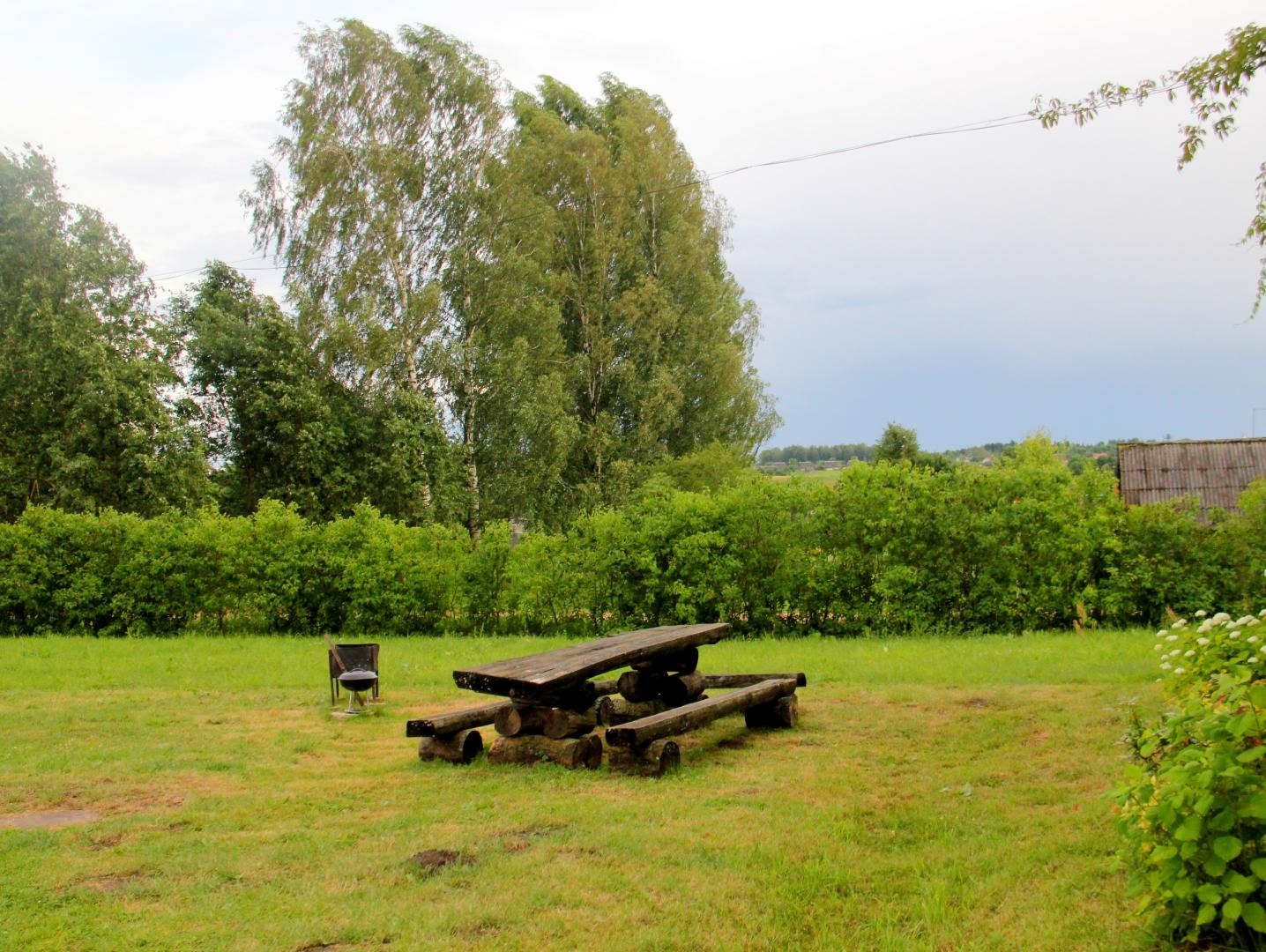 Piknika vieta pagalmā