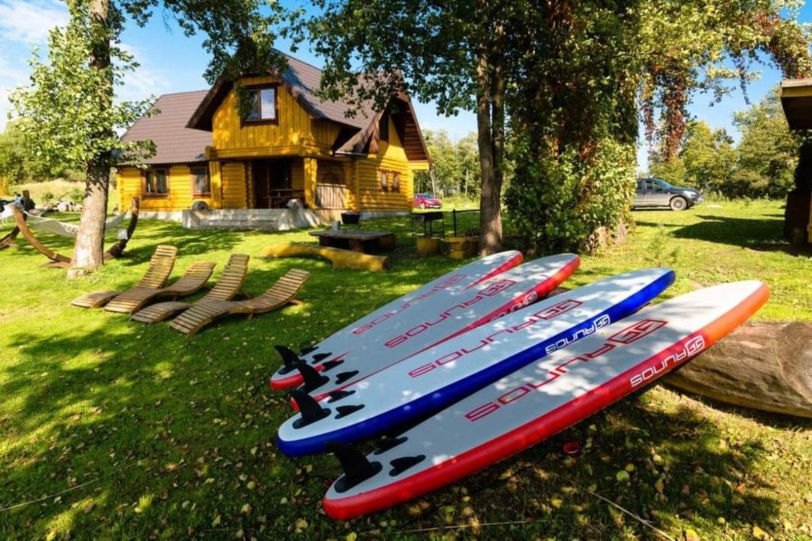 Dārza atpūtas krēsli un SUP dēļi