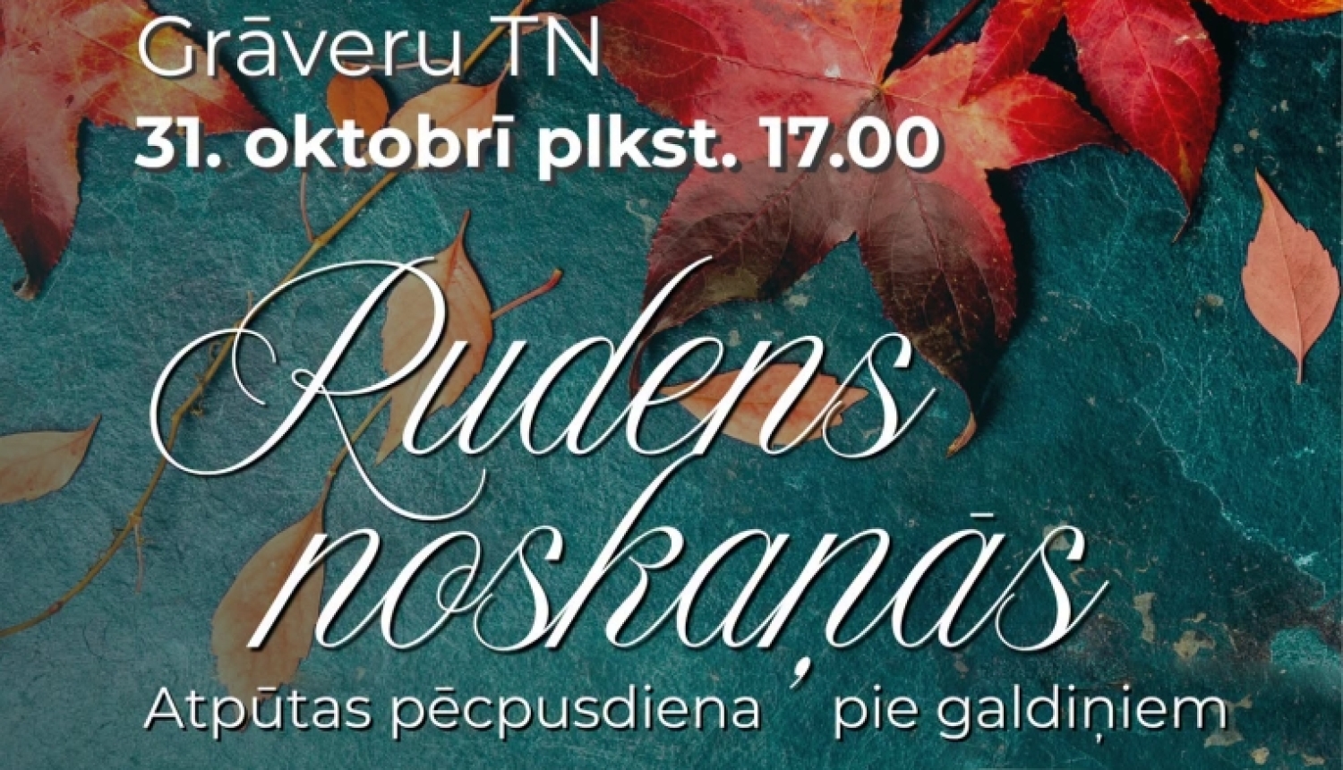 Rudnes noskaņās atpūtas pēcpusdiena ar K.Zaharovu Grāveru TN 31.10.2026. 17.00