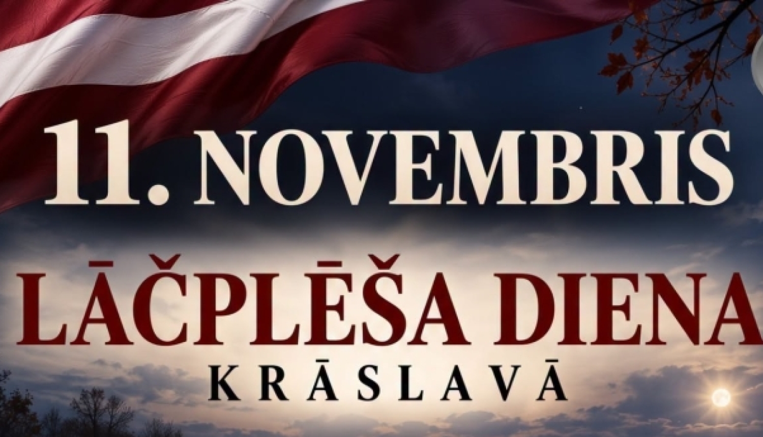 Lāčplēša dienas programma Krāslavā 11.11.2026.