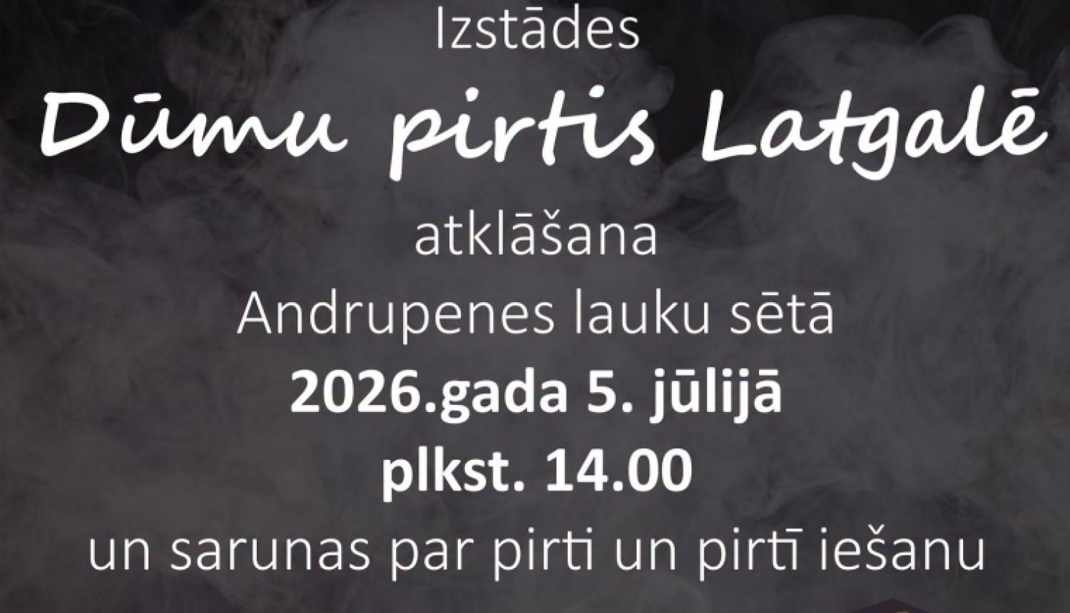 Dūmu pirts atkāšana