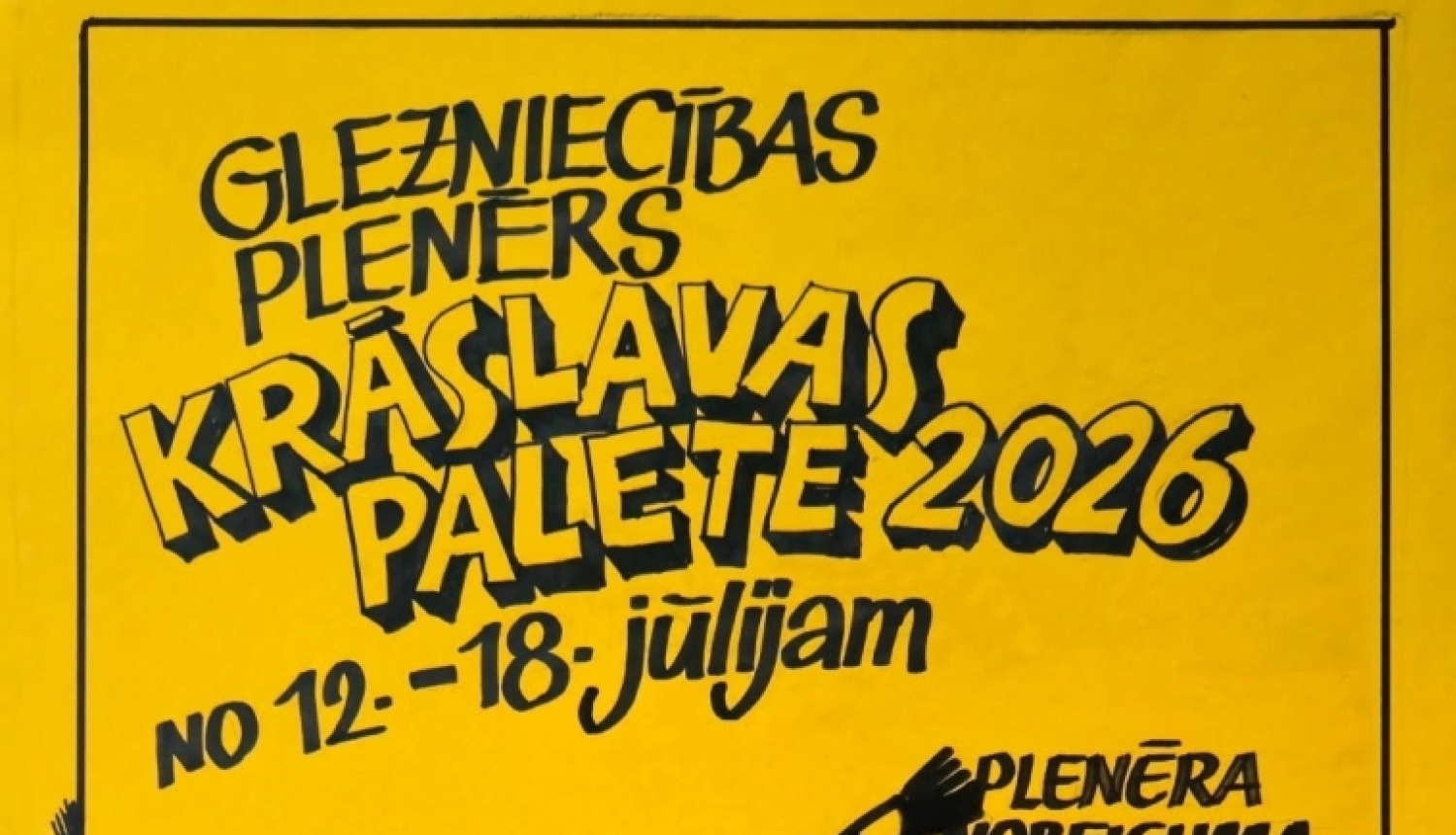 Gleznu plenērs Krāslavā