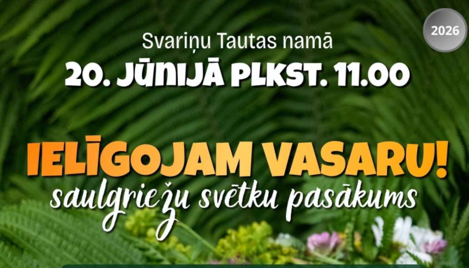 Līgo pasākums Svariņos