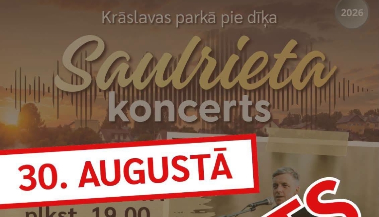 Saulrieta koncerts tiek PĀRCELTS