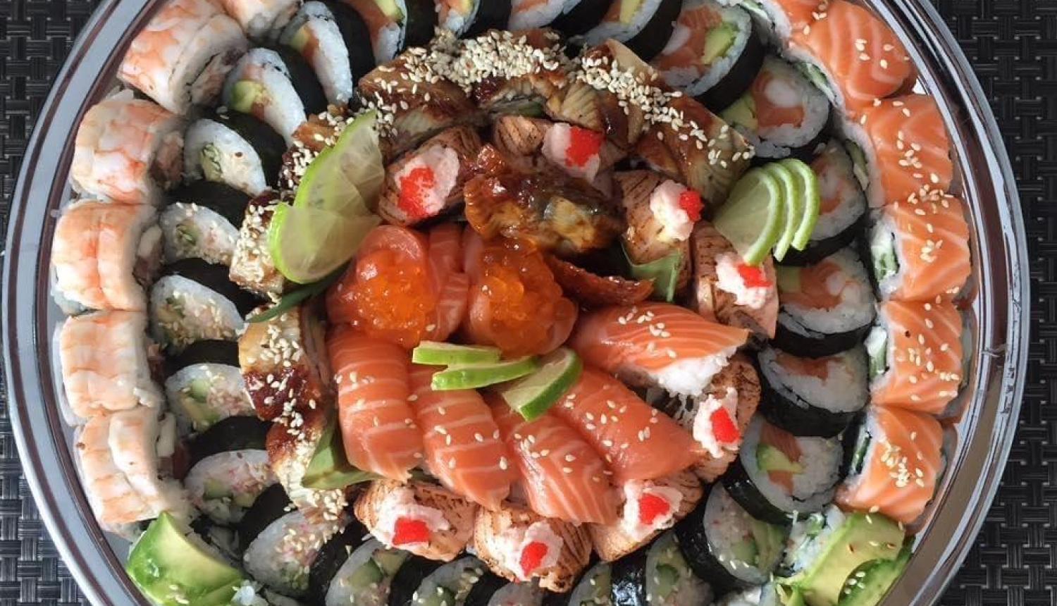 Dažādu veidu sushi
