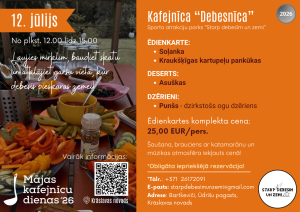 "Mājas kafejnīcu dienas" Krāslavas novadā