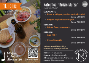 "Mājas kafejnīcu dienas" Krāslavas novadā