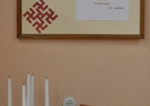 Marijas Andžānes piemiņas istabas ekspozīcija