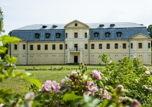 Grāfu Plāteru pils vasarā