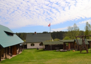 Viesu mājas teritorija