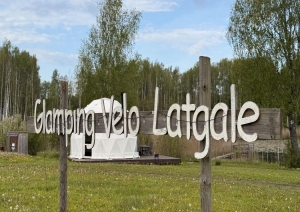 Glampinga "Velo Latgale" izkārtne