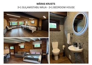 Guļamistaba un vannasistaba