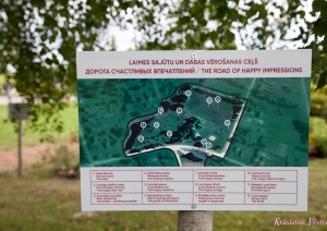 Laimes sajūtu un dabas vērošanas ceļa karte