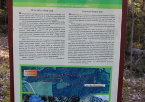 Rāznas Nacionālā parka informācijas stends