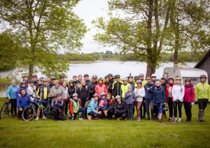 Velobraucēju kopbilde