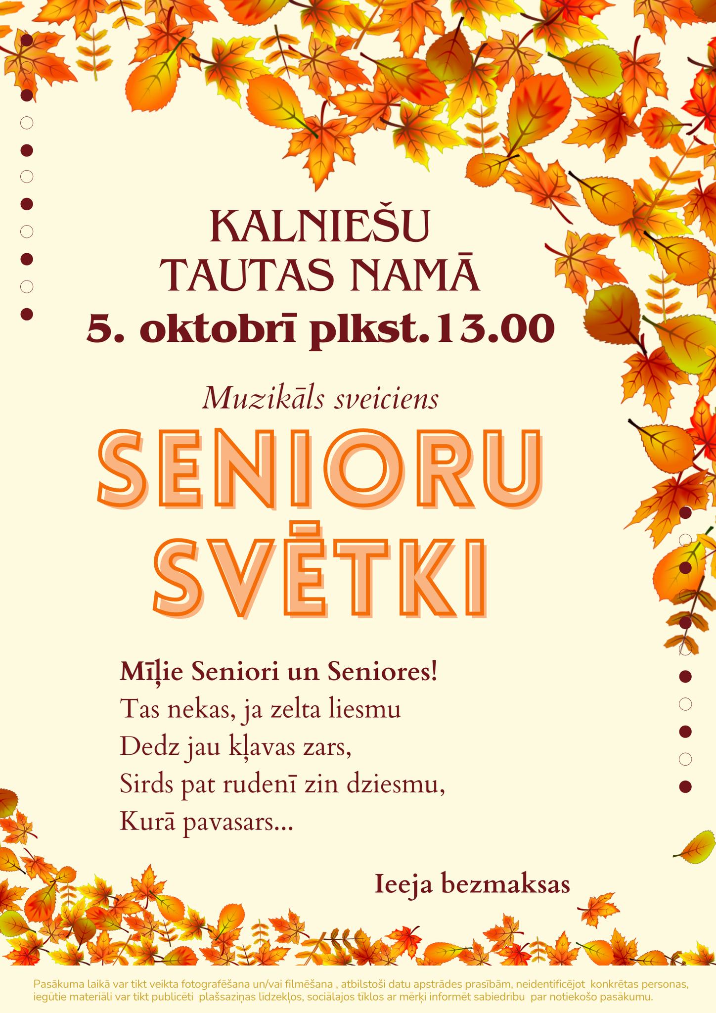 Senioru svētki Kalniešos